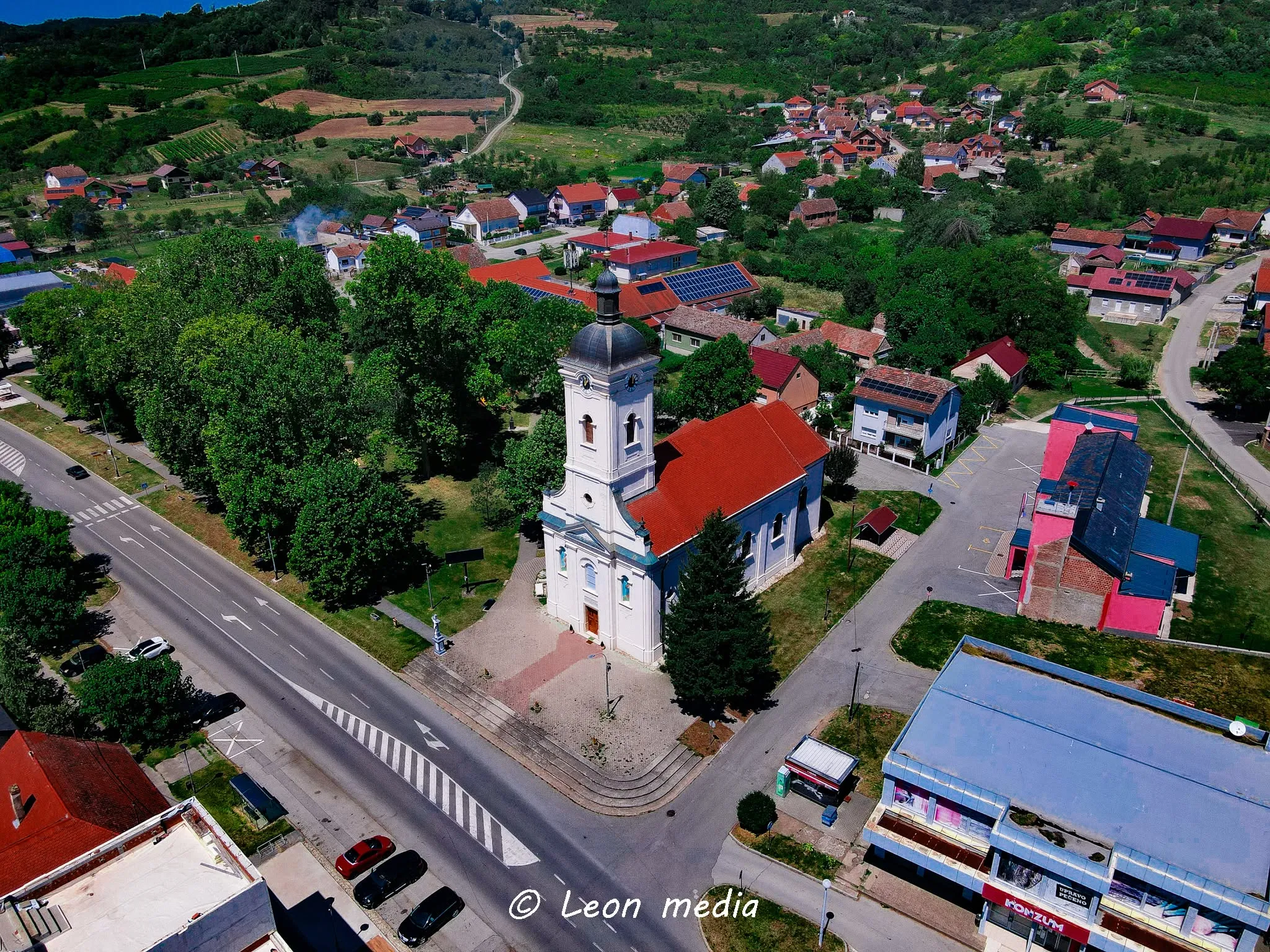 Snimka naselja iz zraka